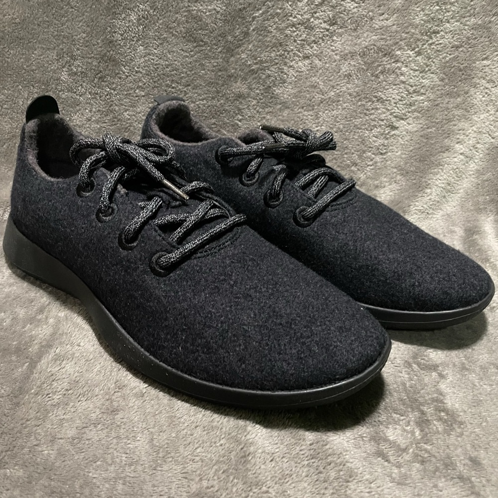 Allbirds Size 11 Men's Wool Runner Natural Black